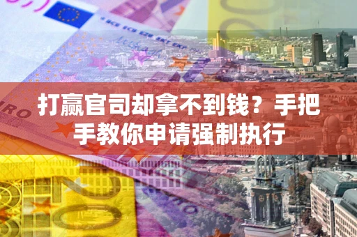武汉打赢官司却拿不到钱？手把手教你申请强制执行