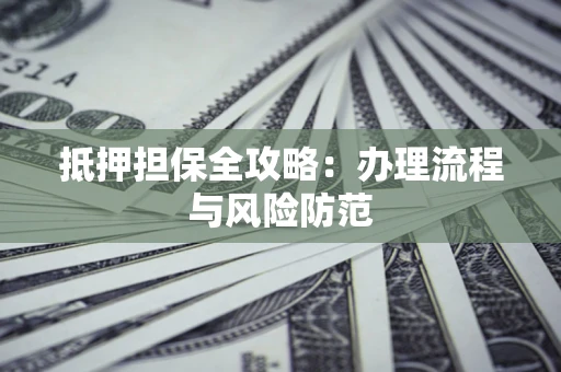 武汉抵押担保全攻略：办理流程与风险防范