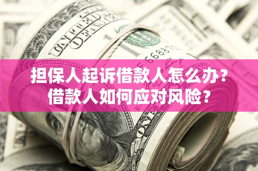 武汉担保人起诉借款人怎么办？借款人如何应对风险？