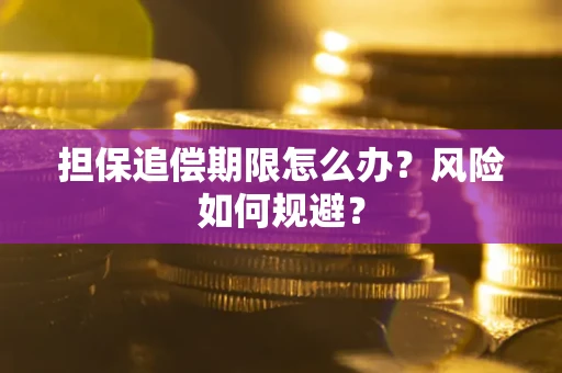 武汉担保追偿期限怎么办？风险如何规避？