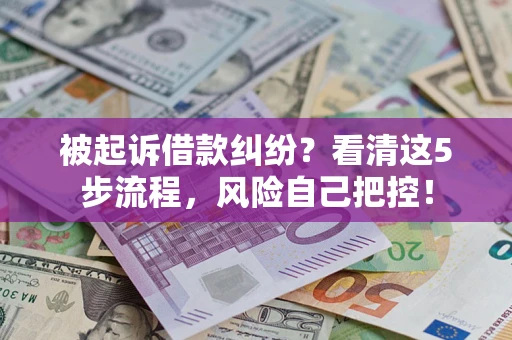 武汉被起诉借款纠纷？看清这5步流程，风险自己把控！