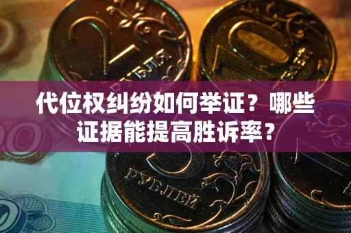 武汉代位权纠纷如何举证？哪些证据能提高胜诉率？