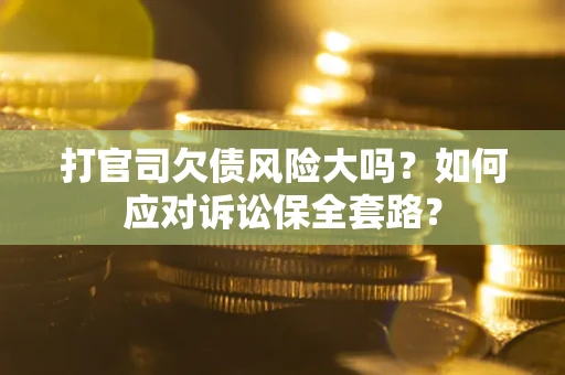 武汉打官司欠债风险大吗？如何应对诉讼保全套路？