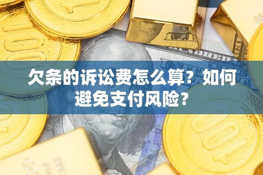 武汉欠条的诉讼费怎么算？如何避免支付风险？